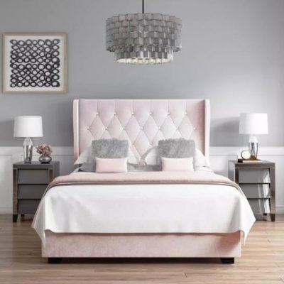 Lillian Wingback Bed